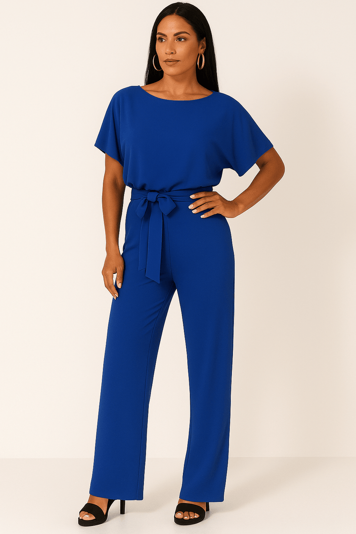Women’s Belted Elegant Jumpsuit | Loungewear