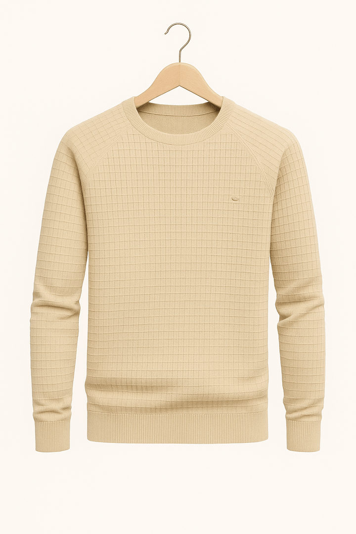 Men’s Textured Sweater | Long