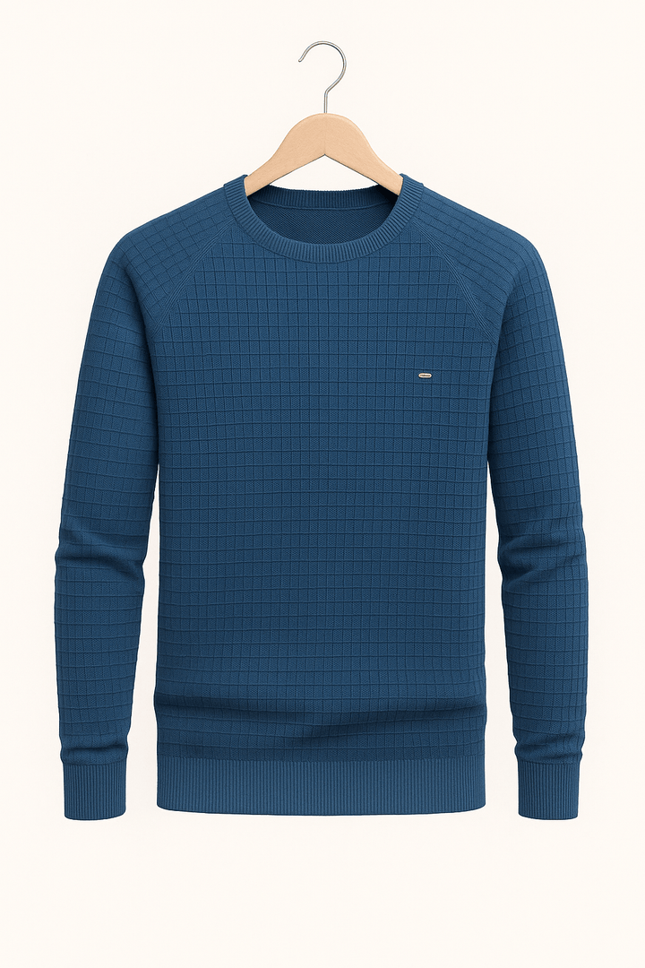 Men’s Textured Sweater | Long