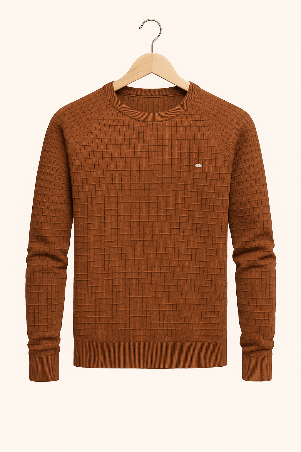 Men’s Textured Sweater | Long