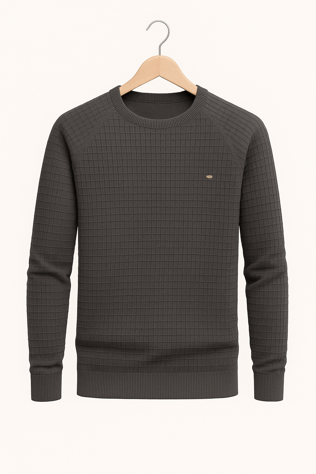 Men’s Textured Sweater | Long