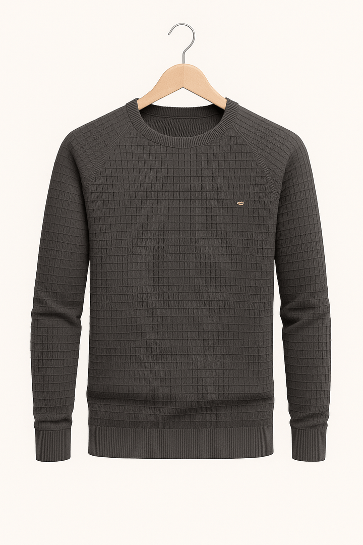 Men’s Textured Sweater | Long