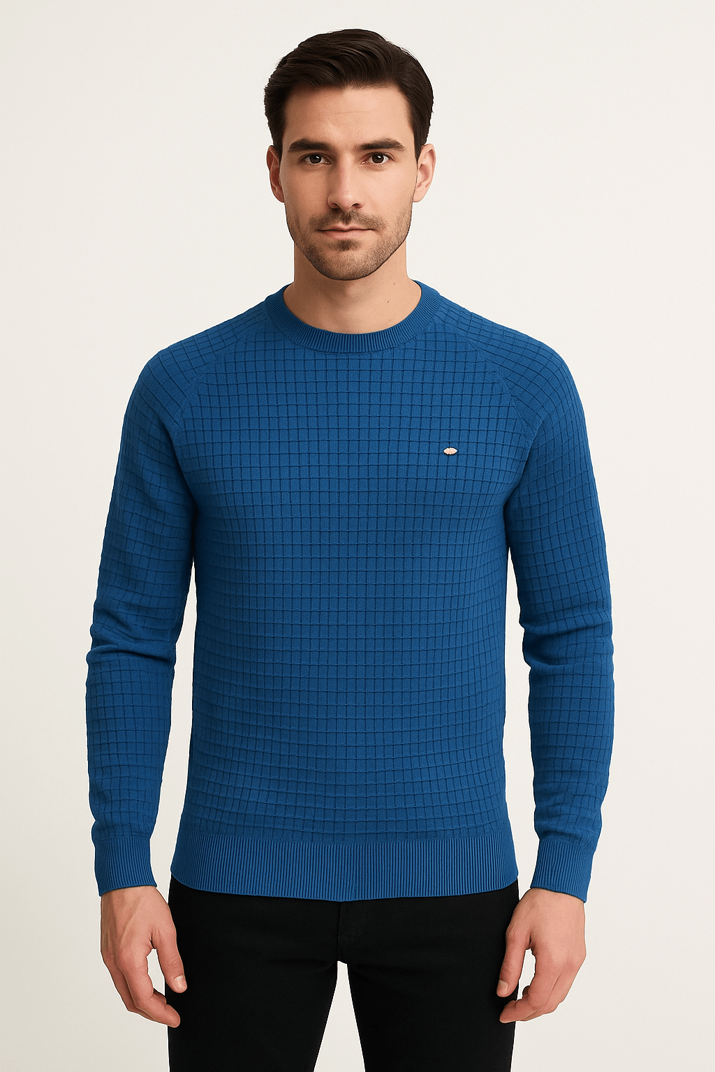 Men’s Textured Sweater | Long