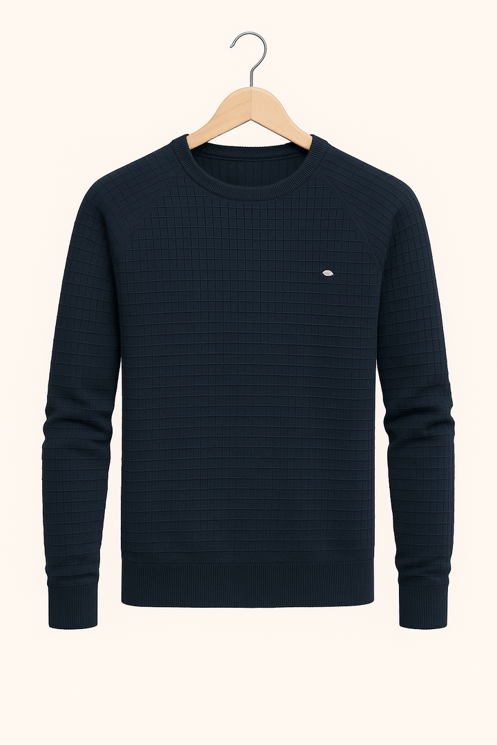 Men’s Textured Sweater | Long