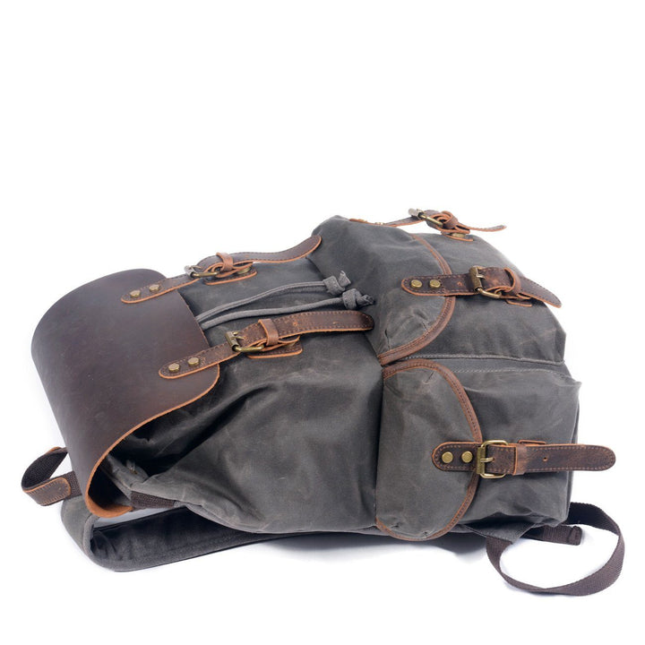 Nicolas - Canvas Leather Backpack