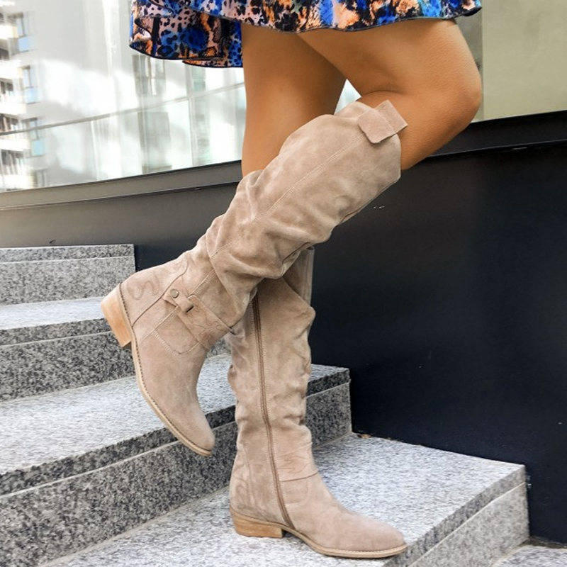 Women’s Over-the-Knee Side-Zip Boots | Thigh high