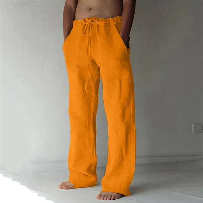Men’s Drawstring Trousers | Wide Leg