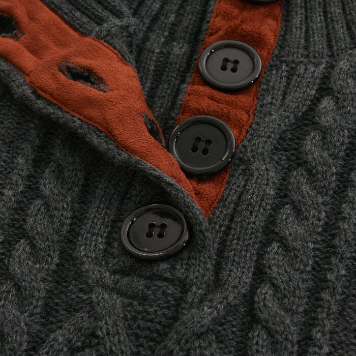 Sonny - Men's Vintage Knitted Cable Sweater