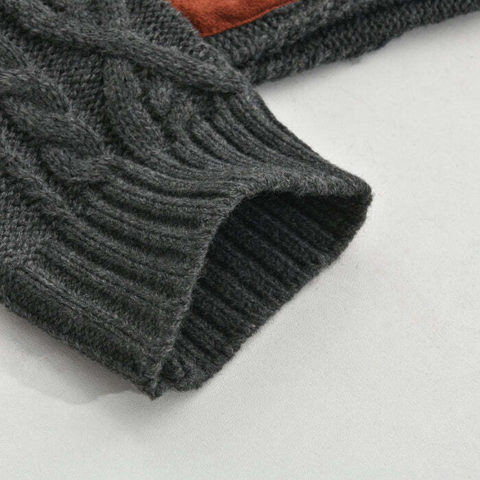 Sonny - Men's Vintage Knitted Cable Sweater
