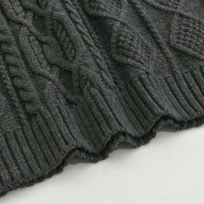 Sonny - Men's Vintage Knitted Cable Sweater
