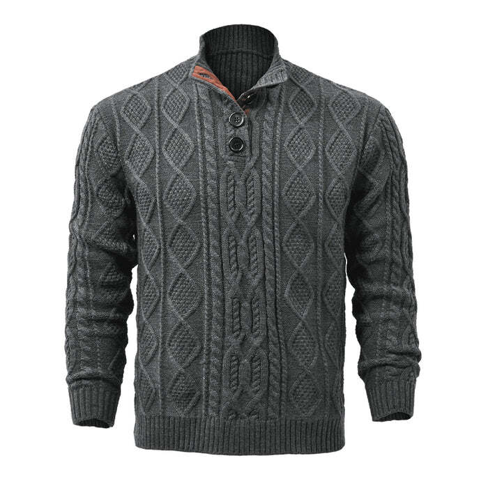 Sonny - Men's Vintage Knitted Cable Sweater