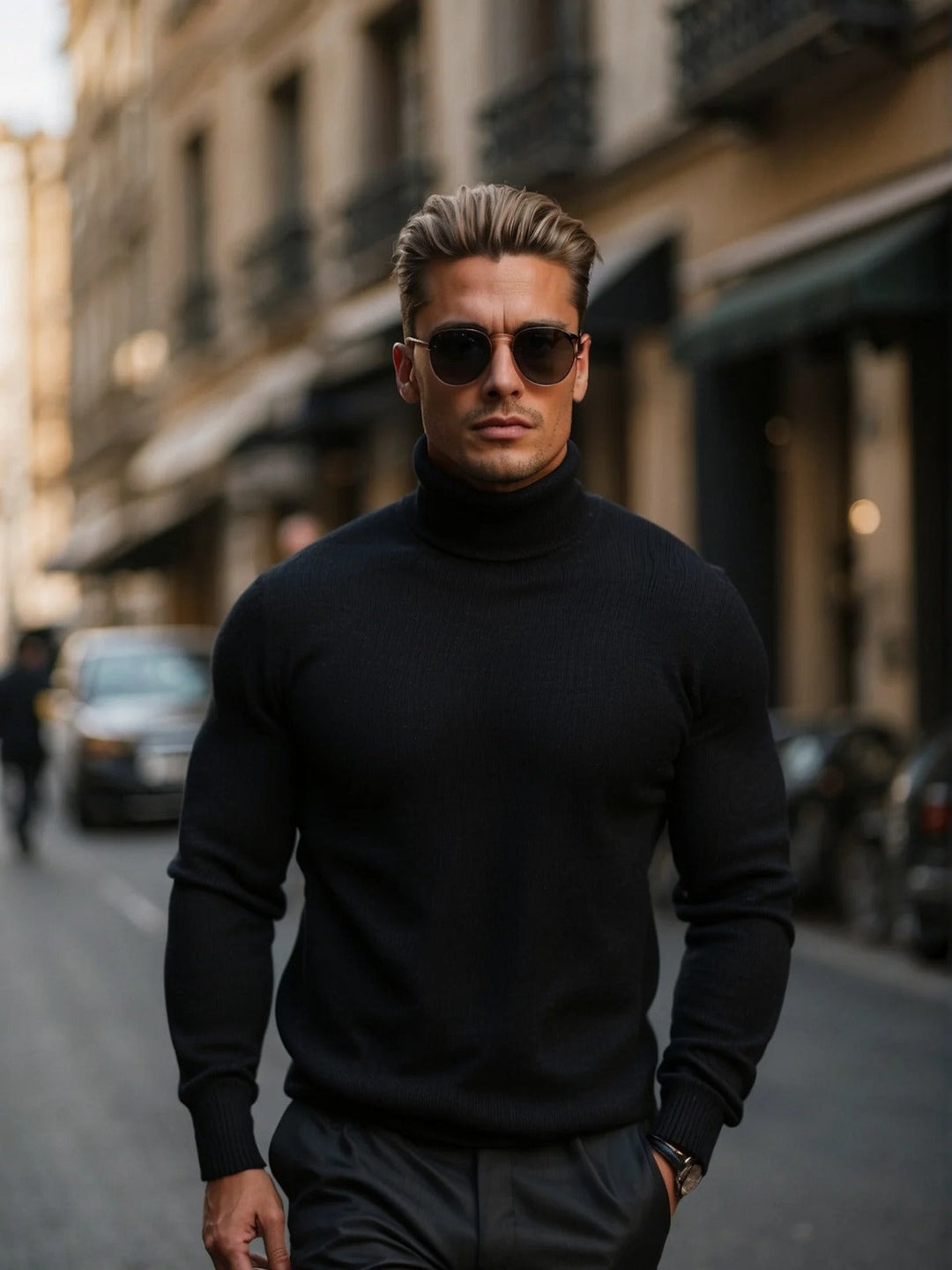 Men’s Turtleneck Jumper | Roll Neck