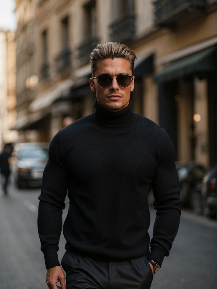 Men’s Turtleneck Jumper | Roll Neck