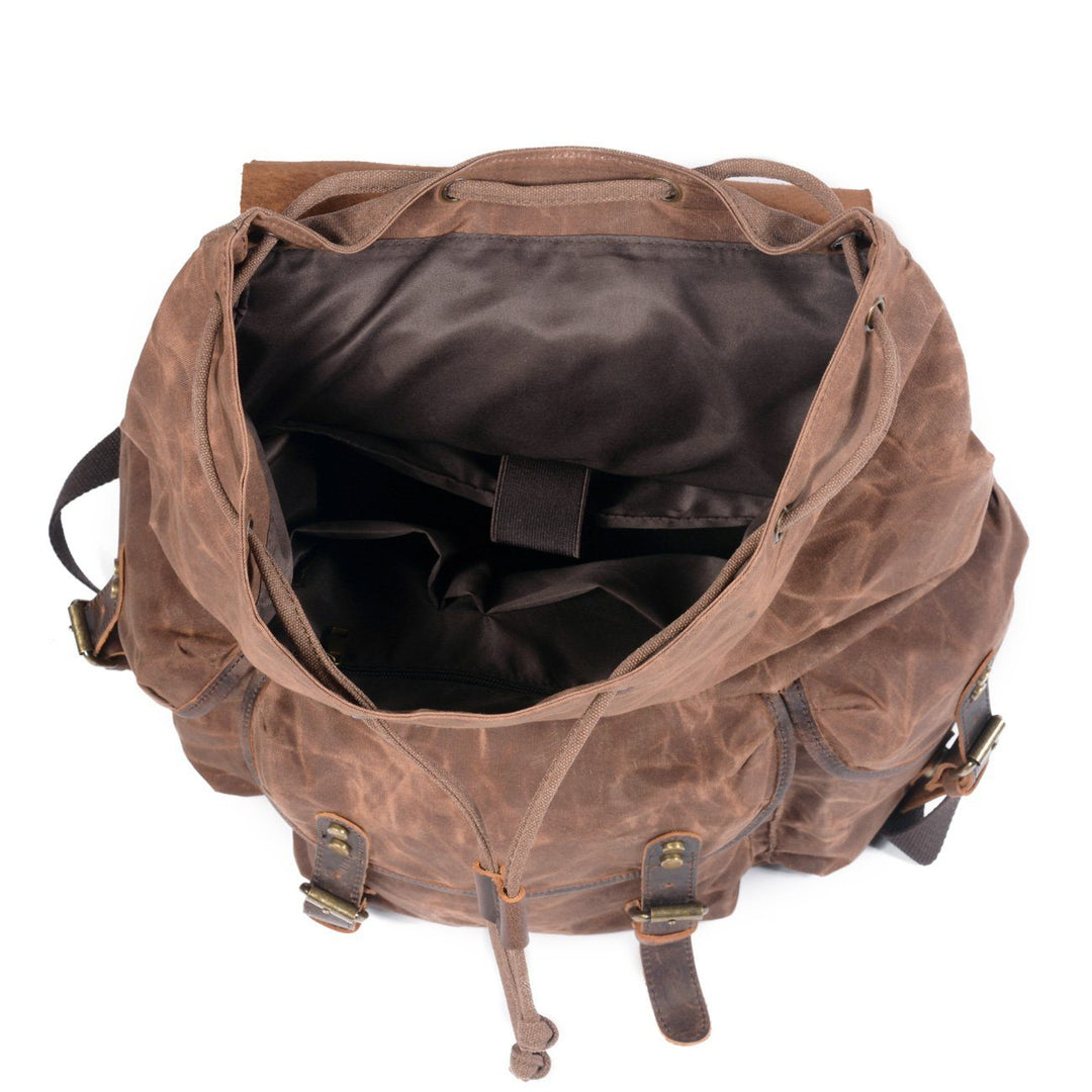 Nicolas - Canvas Leather Backpack