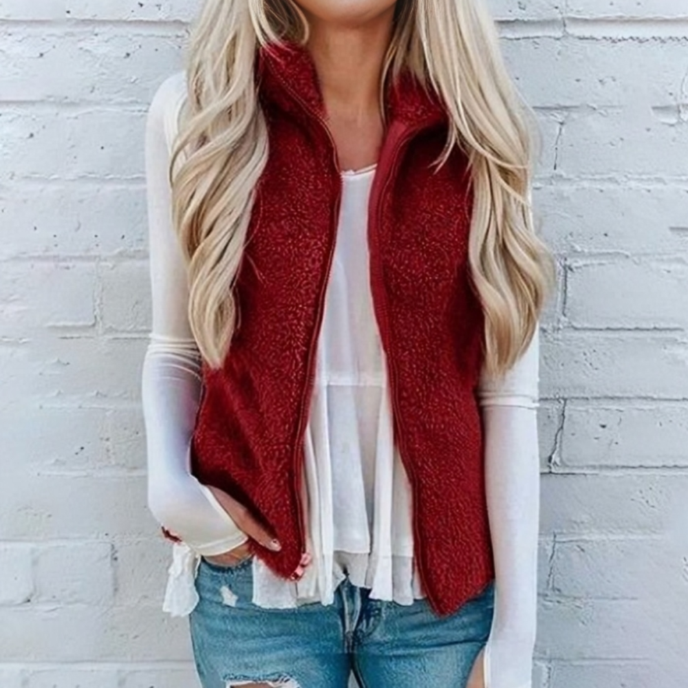 Women’s Teddy Fleece Gilet | Sleeveless