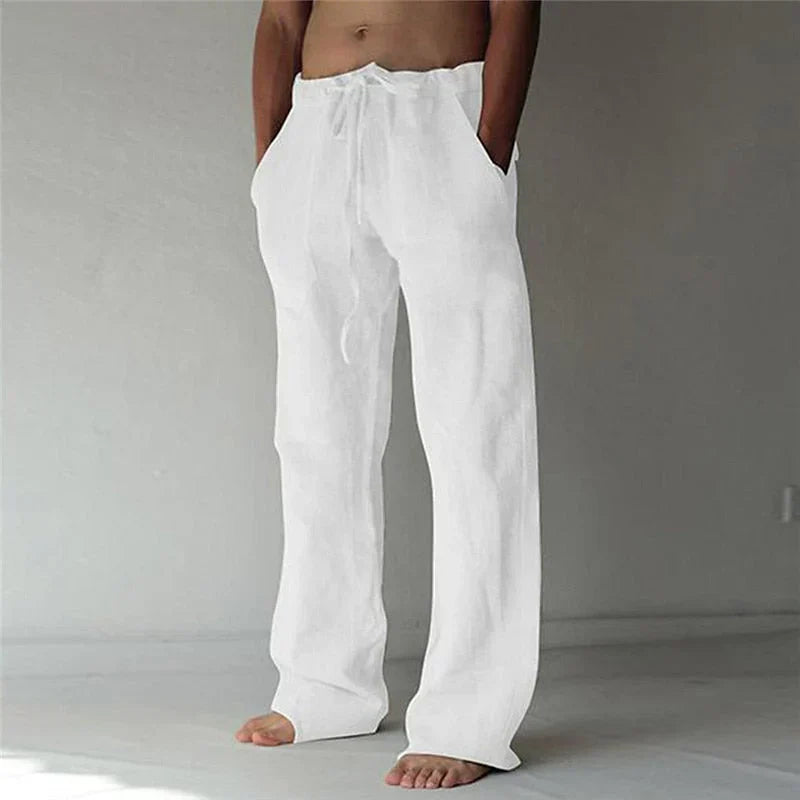 Men’s Drawstring Trousers | Wide Leg