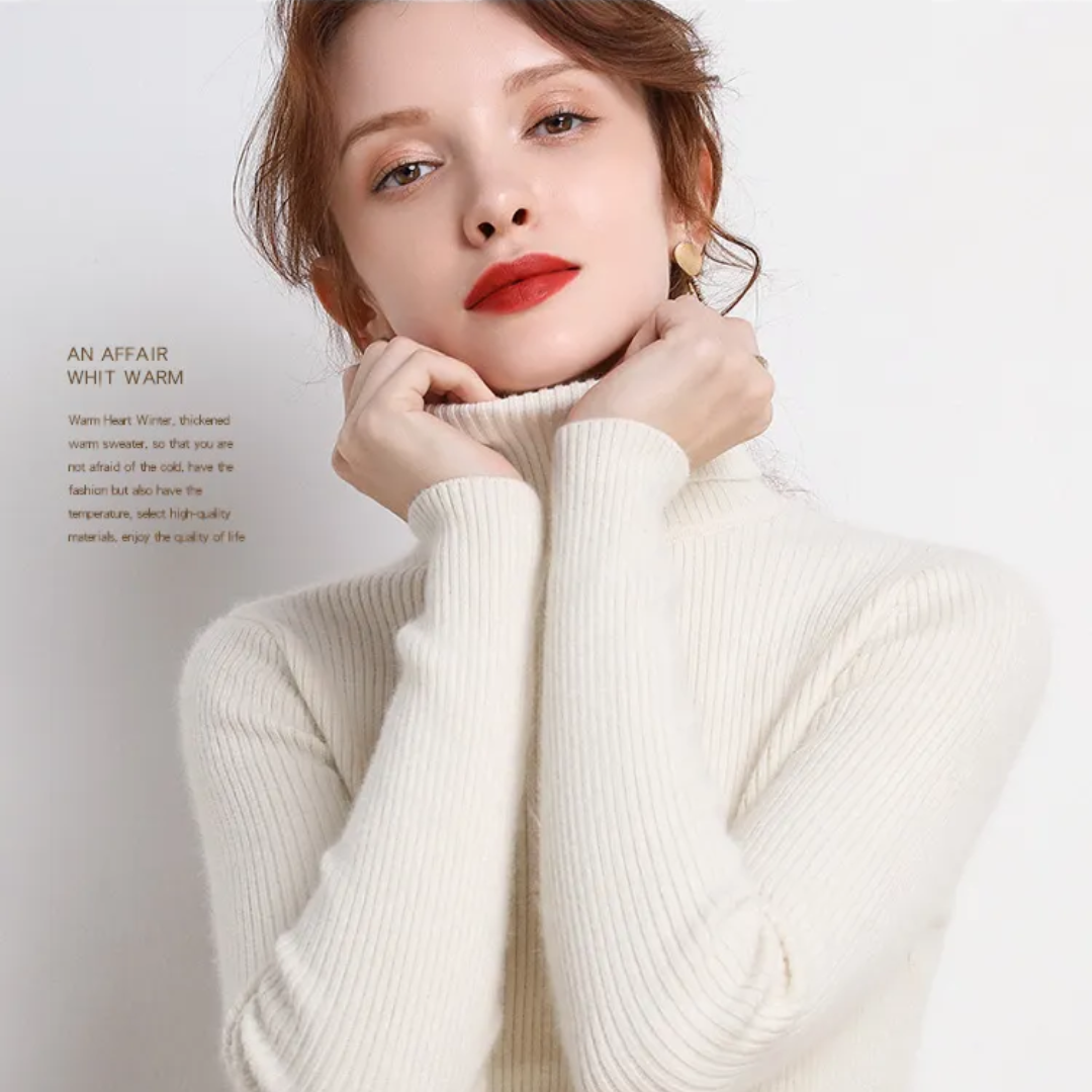 Women’s Knit Turtleneck Jumper | Long Sleeve