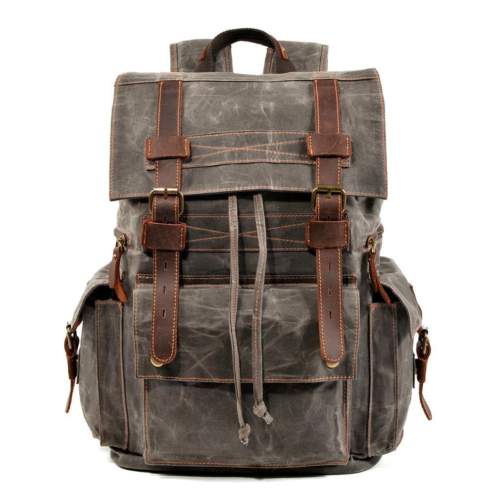 Conor - Men's Canvas Drawstring Backpack
