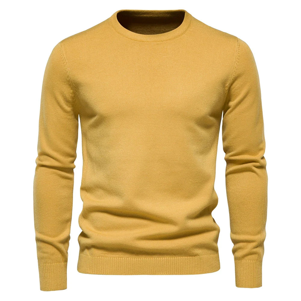 Men’s Knit Long Sleeve Pullover | Casual