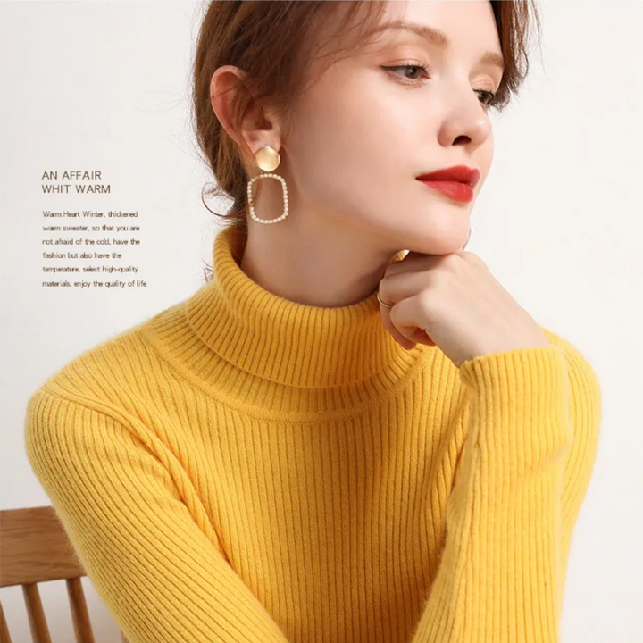 Women’s Knit Turtleneck Jumper | Long Sleeve